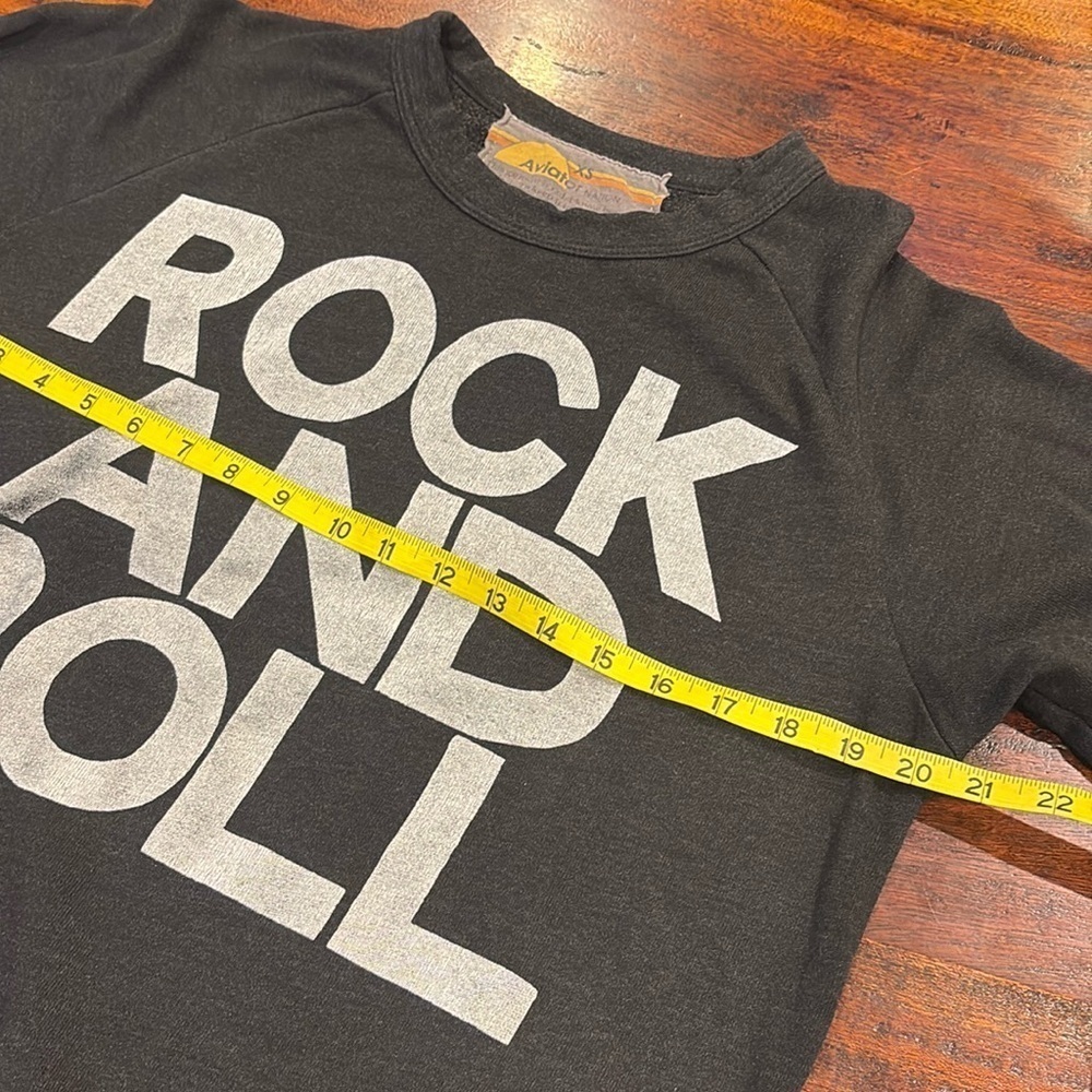 Aviator Nation Crew Neck Rock And Roll Sweatshirt XS - Picture 9 of 10